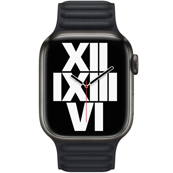 Ремешок Apple Midnight Leather Link M/L ML7T3ZM/A 41mm Black купить,NaN