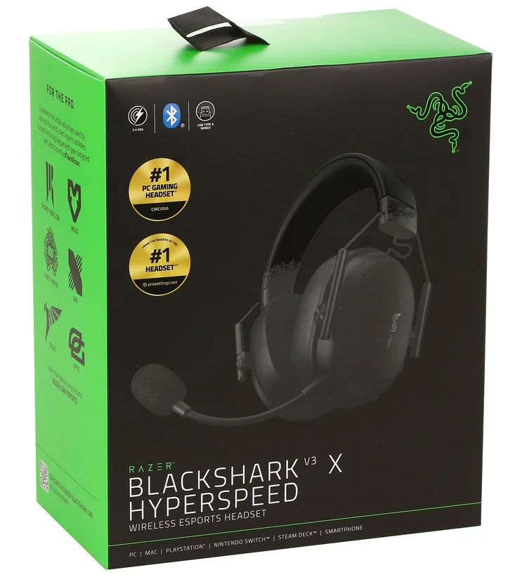 Наушники Razer BlackShark V3 X HyperSpeed Black купить,NaN