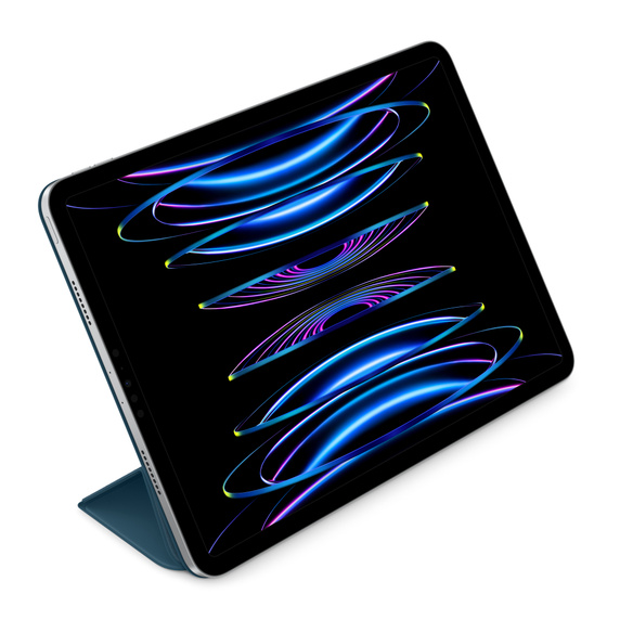 Чехол Apple для Smart Folio for iPad Pro 12.9-inch 6th generation Marine Blue MQDW3ZM/A зелено-синий купить,NaN