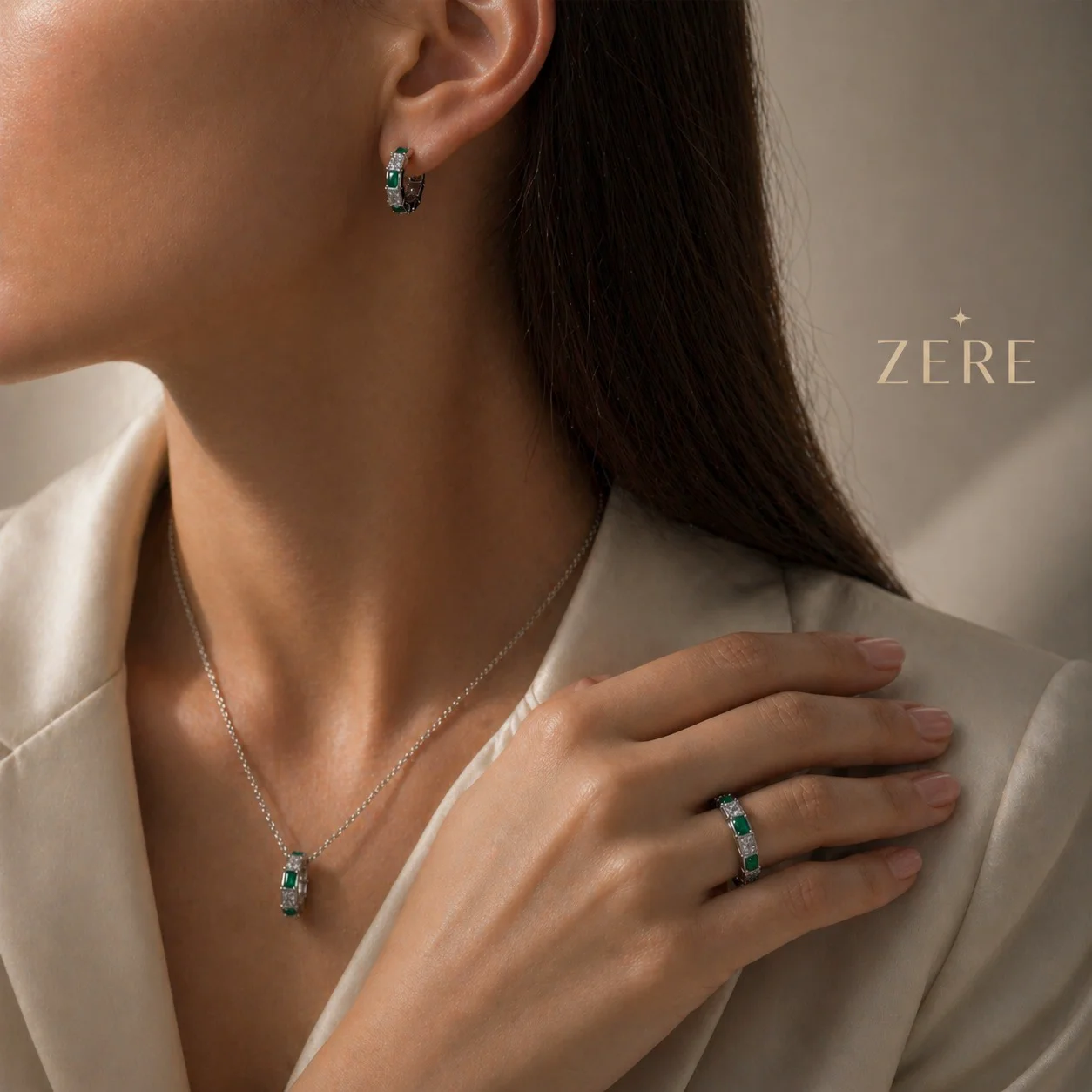 Набор Zere ZR290418 серебро 11.9гр 16.5р - ForteMarket Набор Zere ZR290418 серебро 11.9гр 16.5р купить,80550