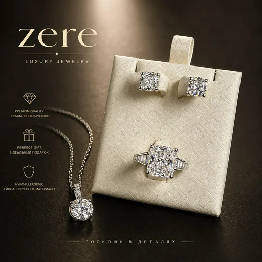 Набор Zere ZR290406 серебро 13гр 18р