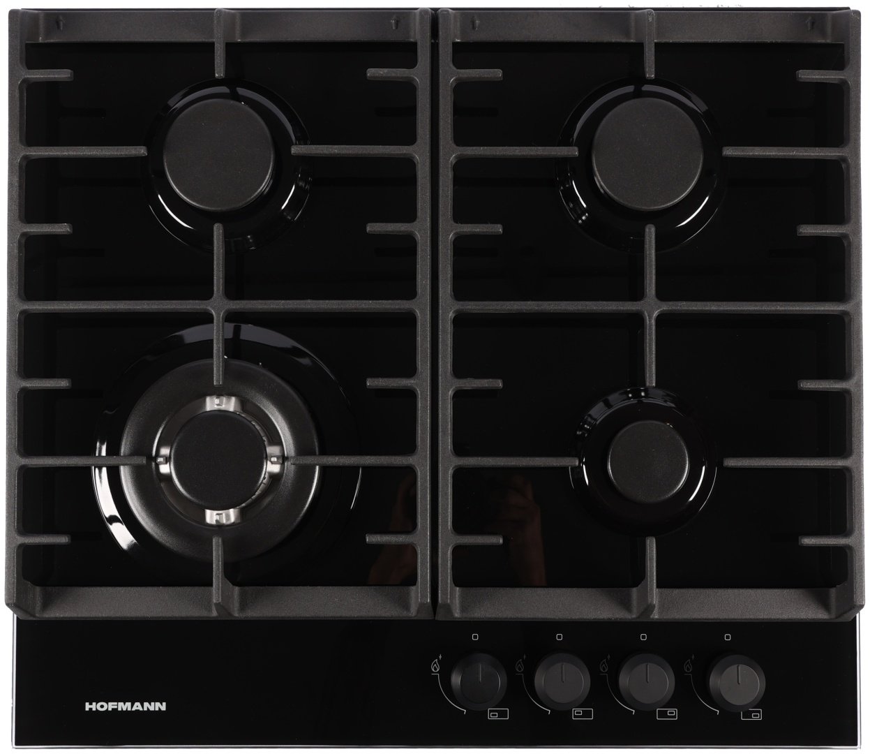 Варочная поверхность Hofmann CTV641BG-1/HF черный купить,NaN