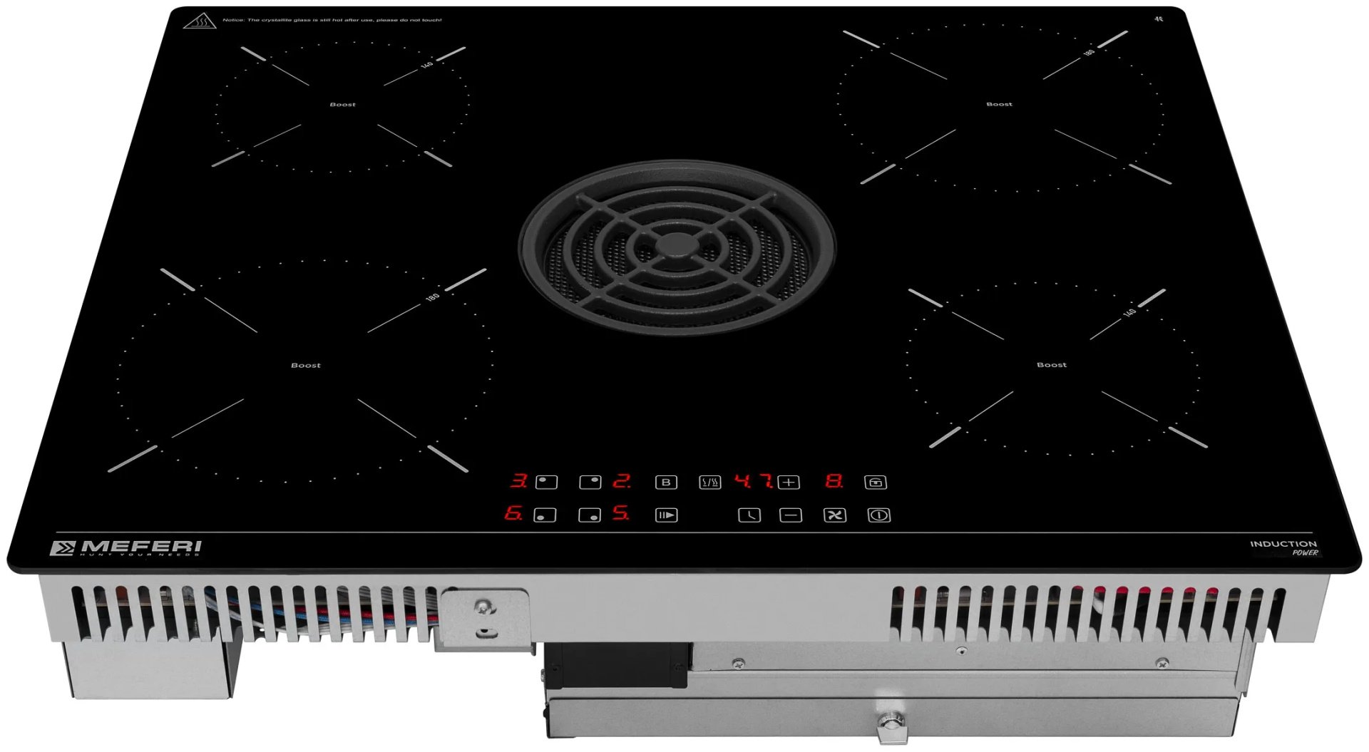 Варочная поверхность MEFERI XSMART60BK POWER черный купить,NaN