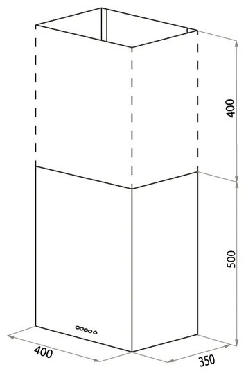 Вытяжка MEFERI ROOMBOX40BK LIGHT черный купить,NaN