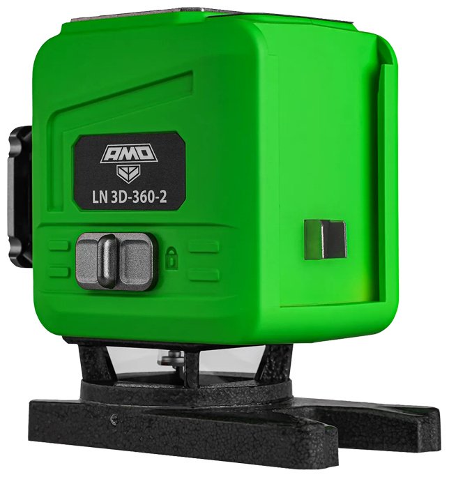 Лазерный уровень AMO комбинированный LN 3D-360-2 GREEN