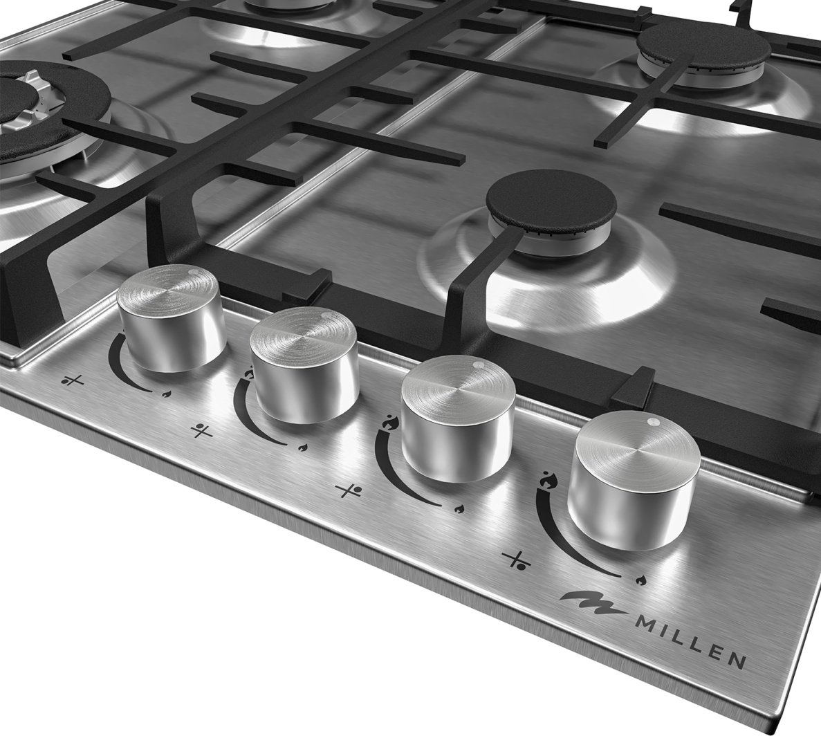 Варочная поверхность MILLEN MILLEN MGH 602 IX стальной купить,NaN