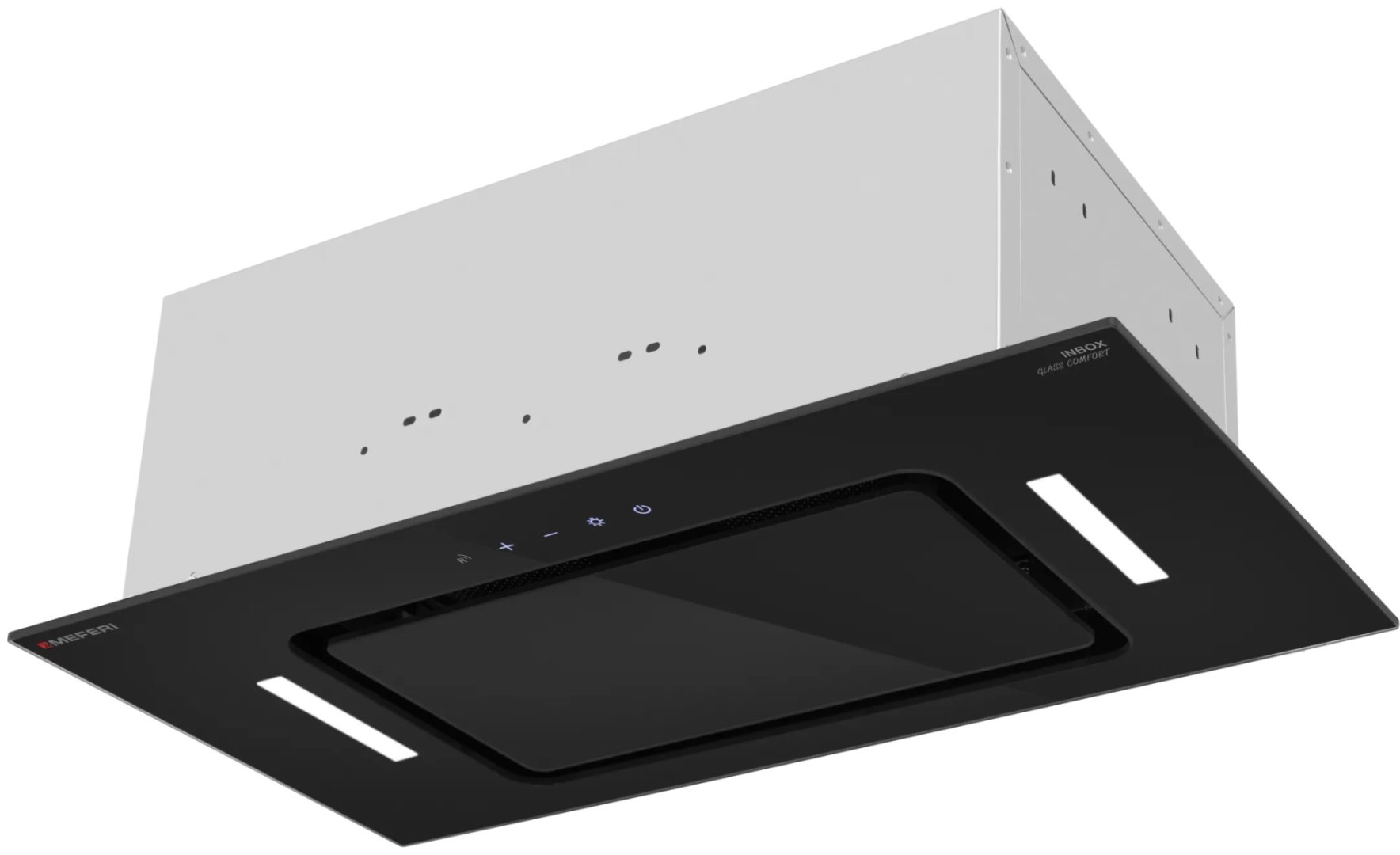Вытяжка MEFERI INBOX60BK GLASS COMFORT черный купить,NaN