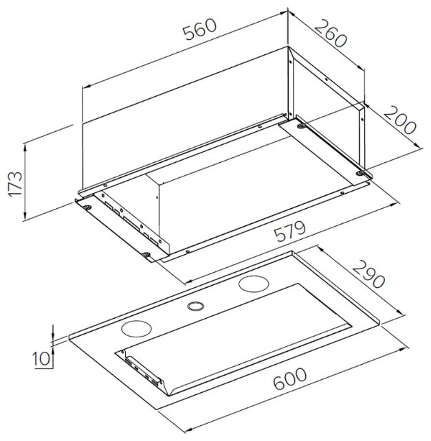 Вытяжка MEFERI INBOX60WH PUSH COMFORT белый купить,NaN
