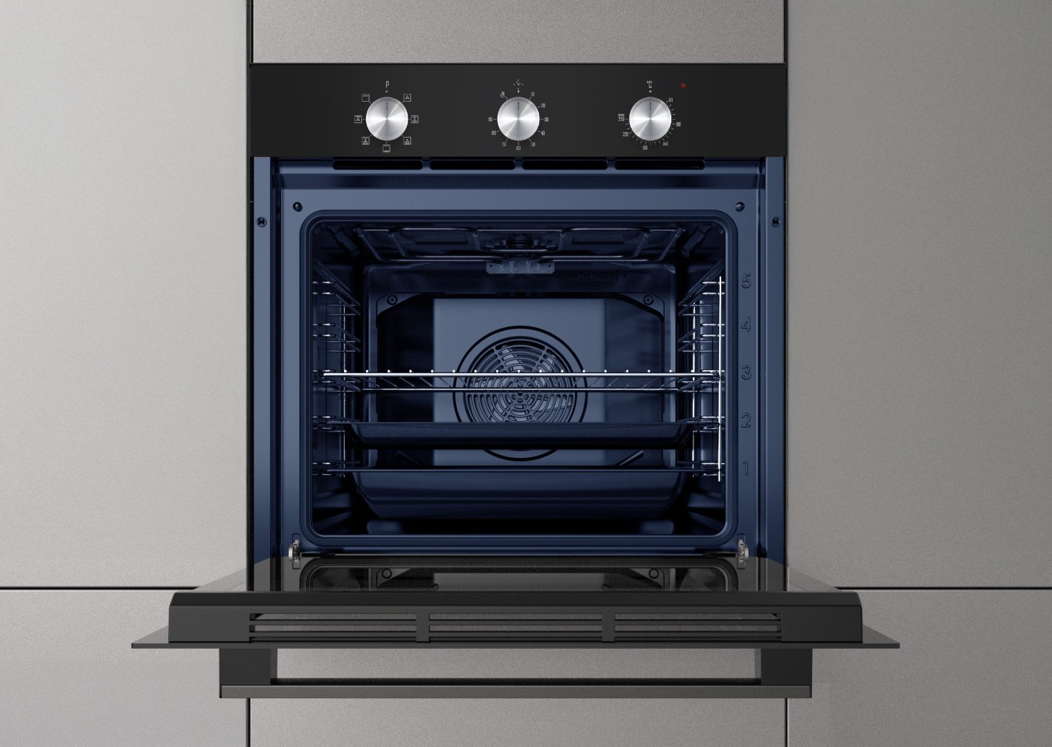 Духовой шкаф HAUSLER HS-TRSBLG4 черный купить,NaN