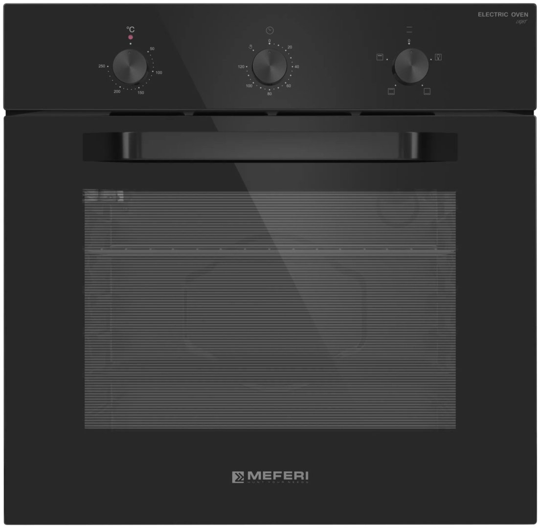 Духовой шкаф MEFERI MEO604BK LIGHT черный купить,NaN