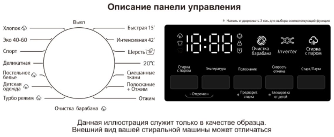 Стиральная машина HAUSLER WWKHS80WH12 белый купить,NaN