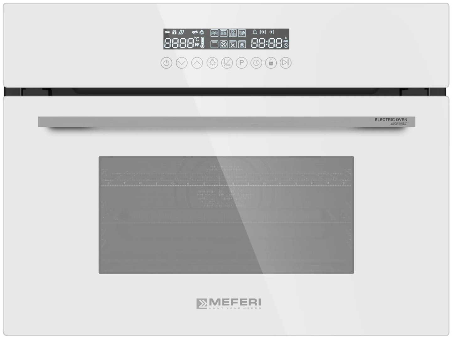 Духовой шкаф MEFERI MEO608WH MICROWAVE белый купить,NaN