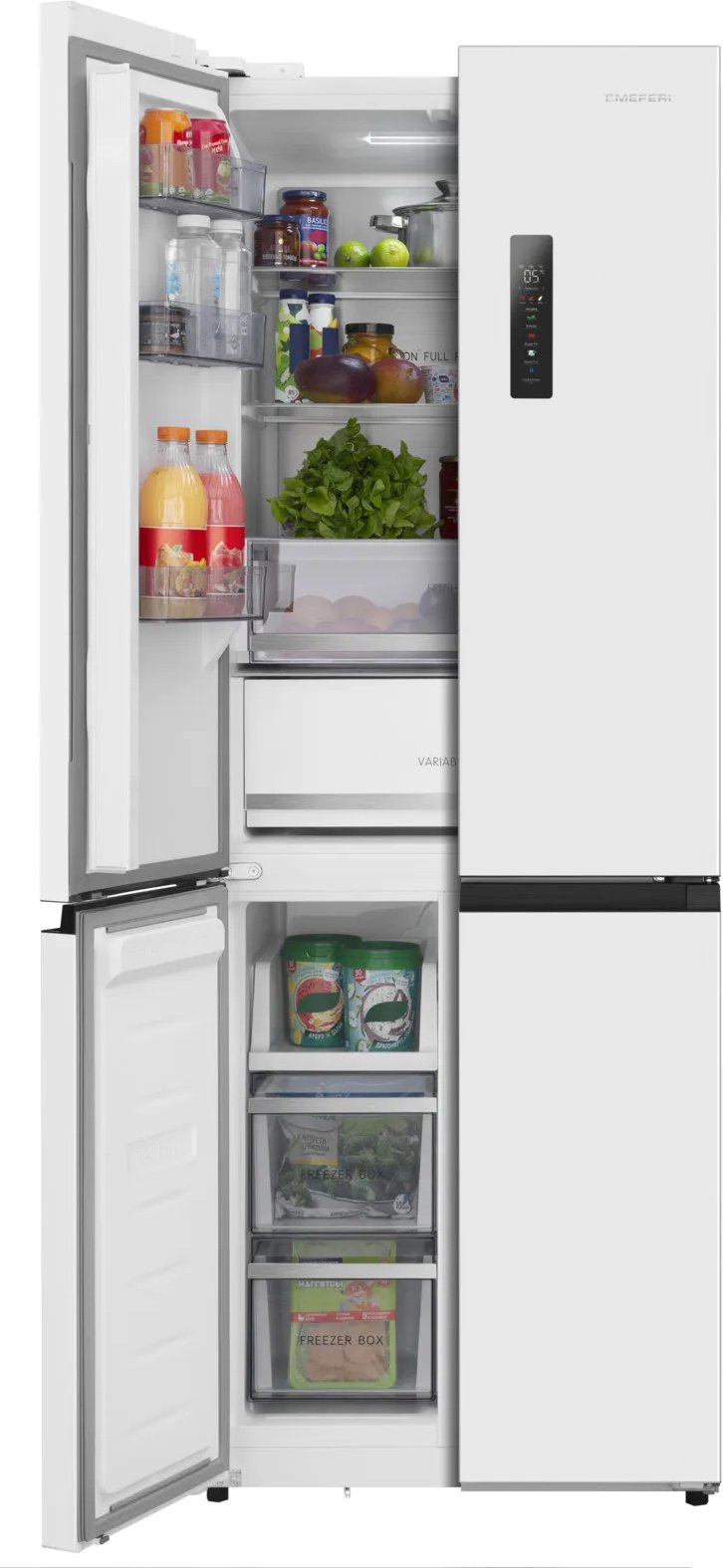 Холодильник MEFERI MFR70WH TOTAL NO FROST CROSS DOOR ULTRA белый купить,NaN