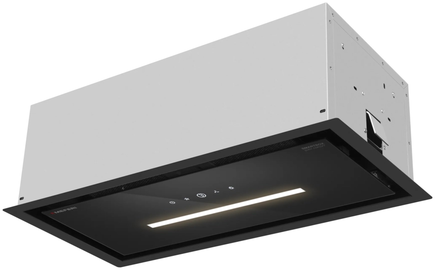 Вытяжка MEFERI SMARTBOX60BK GLASS COMFORT черный купить,NaN
