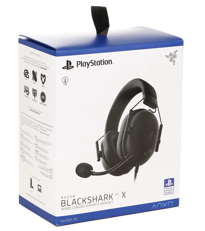 Наушники Razer Blackshark V2 X for PlayStation Black