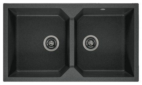 Кухонная мойка Hofmann SSDA8650GR HF 50х86х21 см, гранит, тон серый купить,NaN
