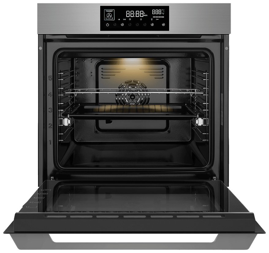 Духовой шкаф MAUNFELD AEOD76106B серый