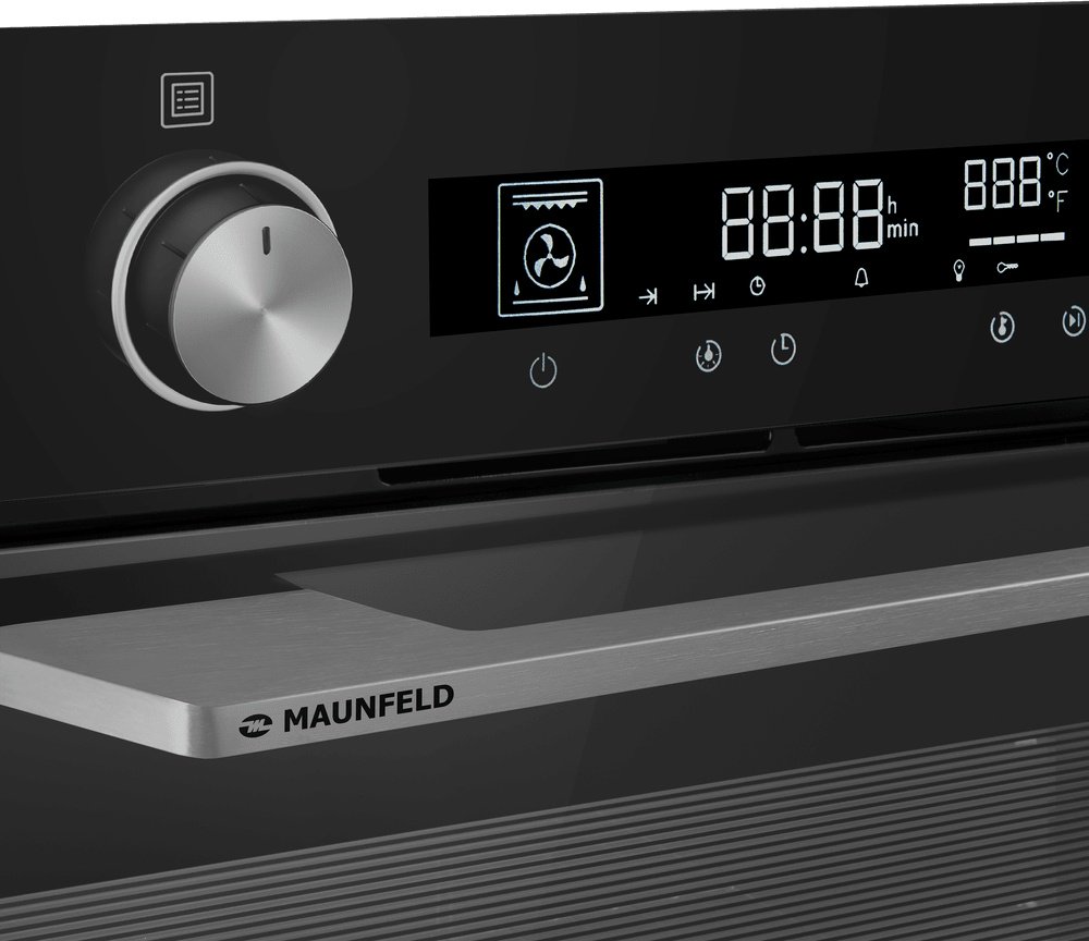 Духовой шкаф MAUNFELD AEOH6066B черный купить,NaN