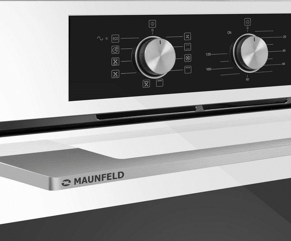 Духовой шкаф MAUNFELD AEOK7610B2 белый купить,NaN