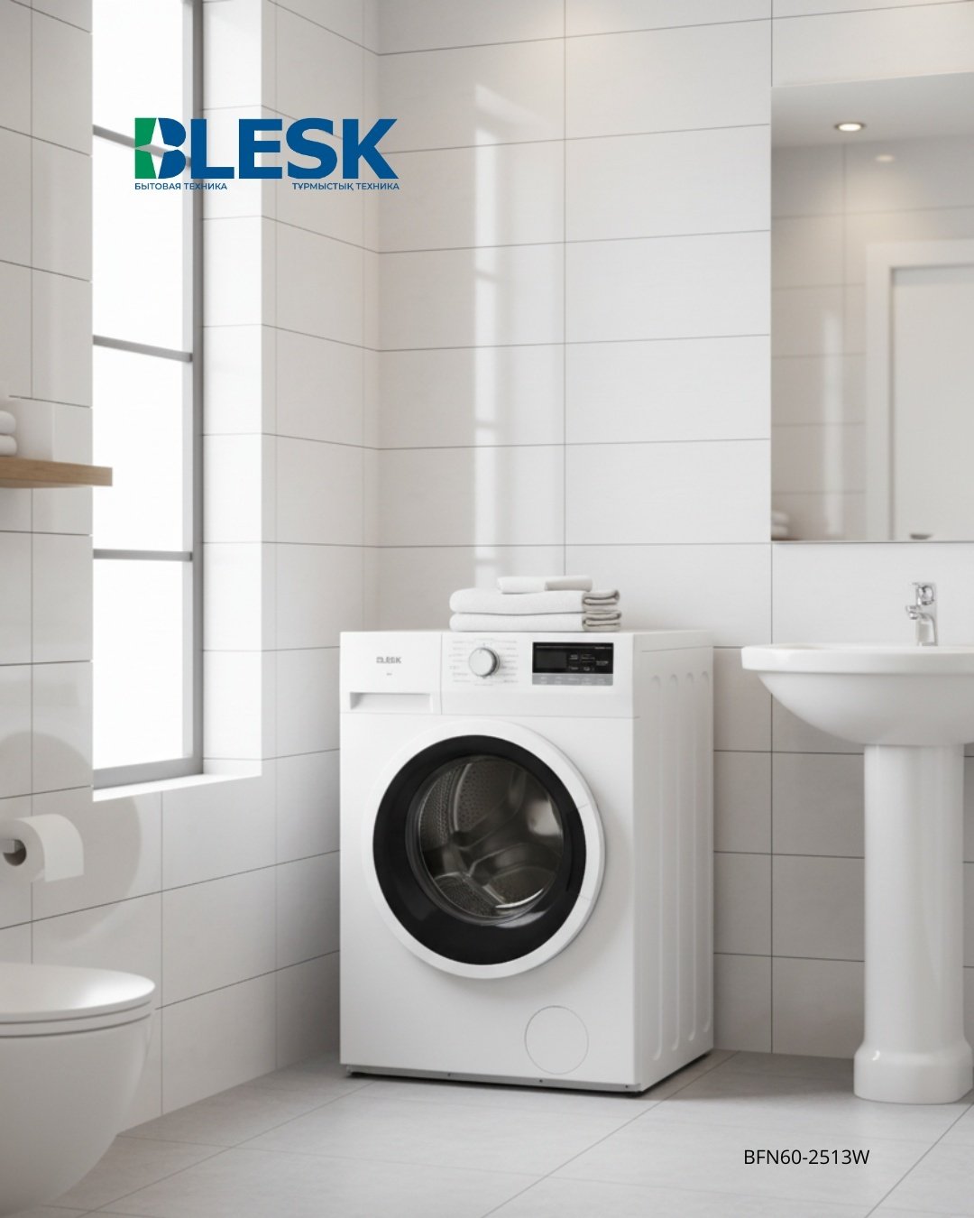 Стиральная машина Blesk BFN60-2513W белый