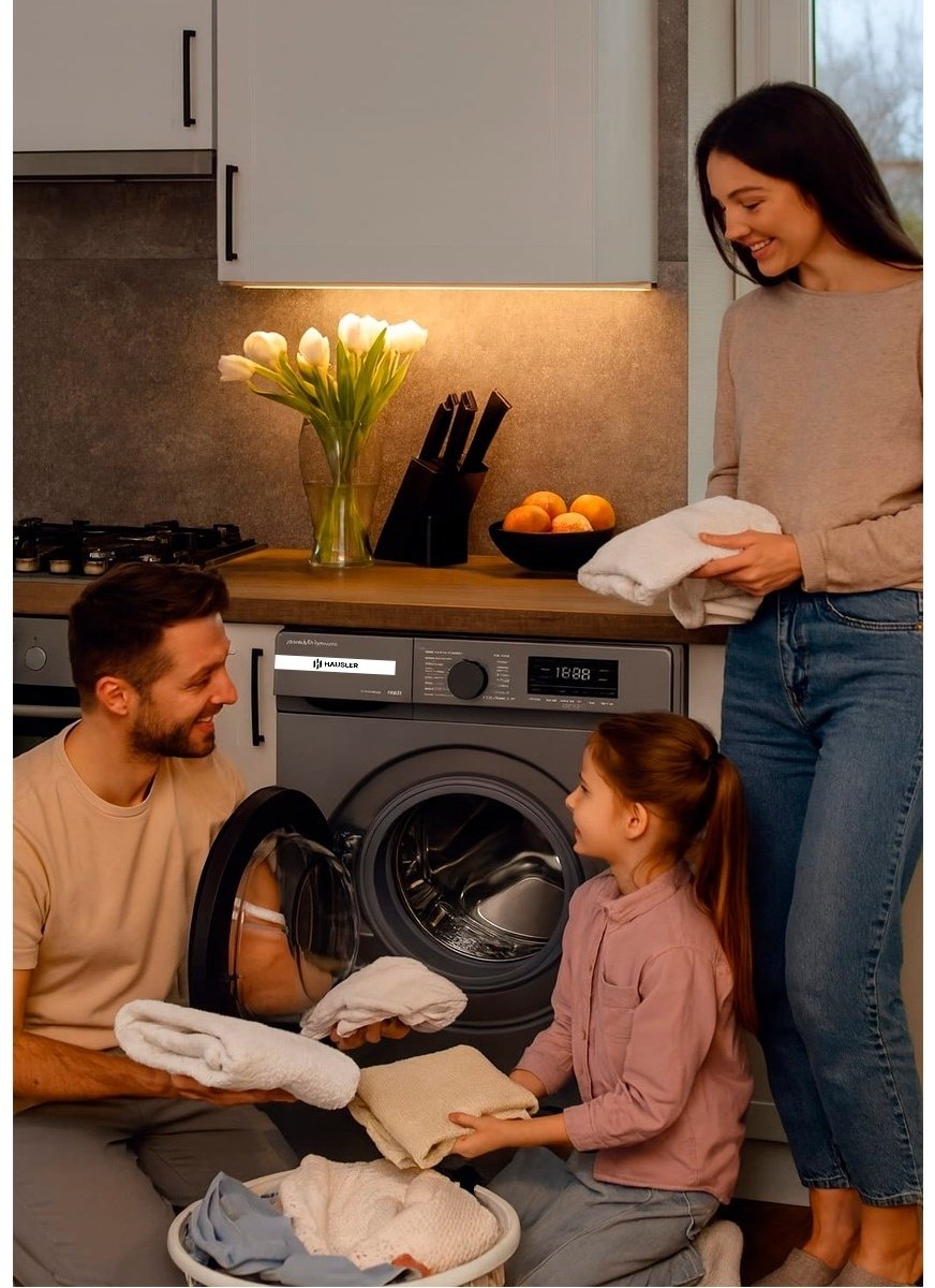 Стиральная машина HAUSLER WWK60GRY100 антрацит купить,NaN