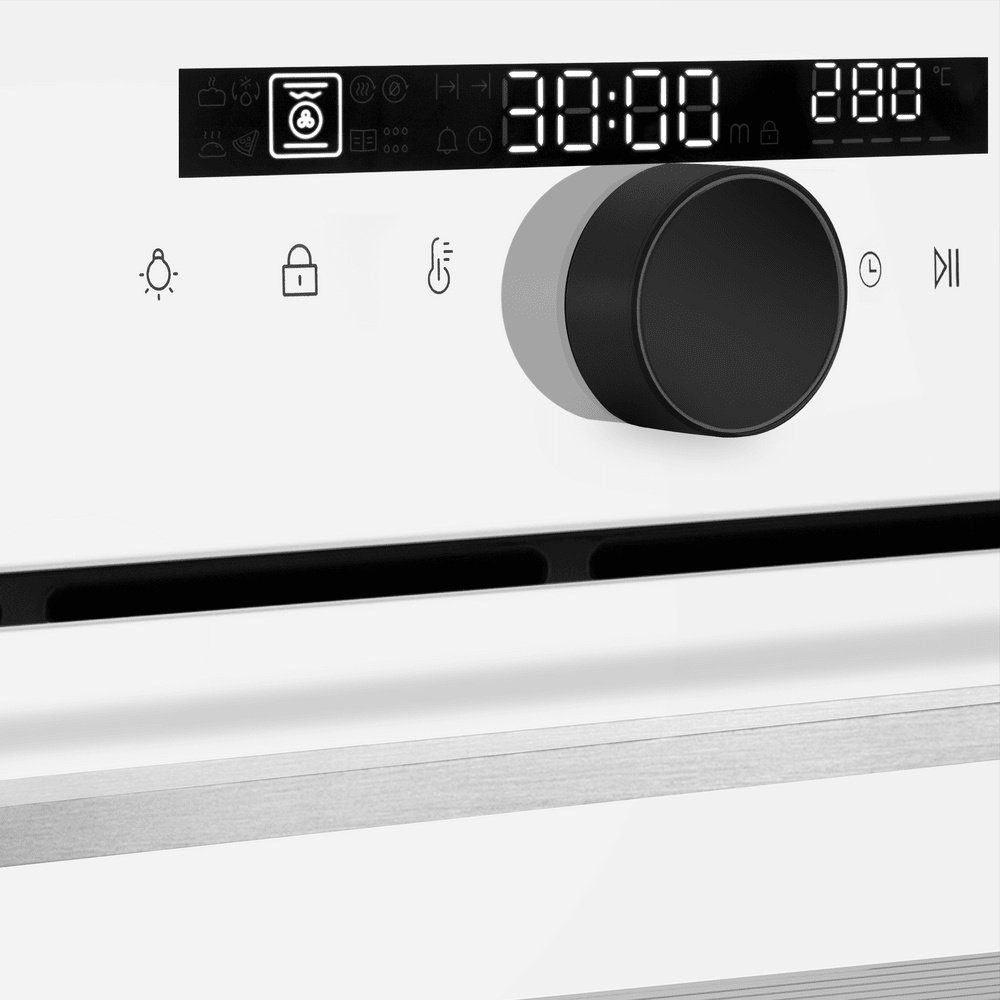 Духовой шкаф MAUNFELD EOEH7613W Glossy белый купить,NaN