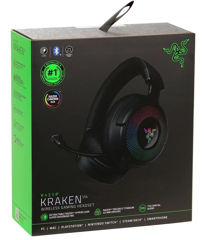 Наушники Bluetooth Razer Kraken V4 Black