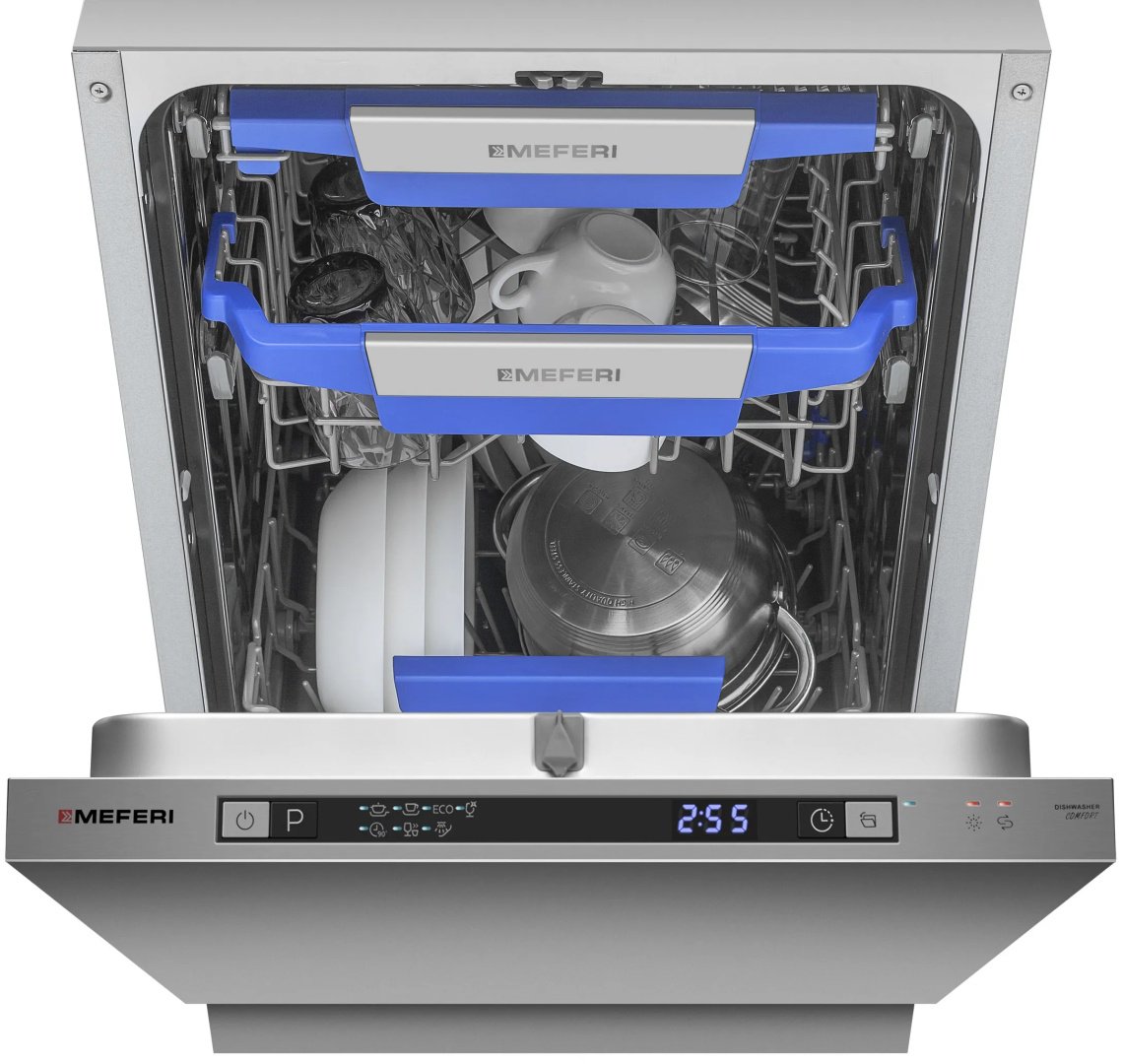 Посудомоечная машина MEFERI MDW4573 COMFORT серебристый купить,NaN