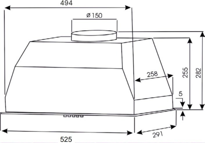 Вытяжка EXITEQ EX-1376 белый купить,NaN