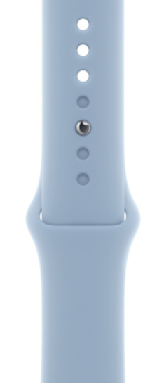 Ремешок Apple для Apple Watch 45mm Sky Sport Band MR2U3ZM/A небесно-голубой