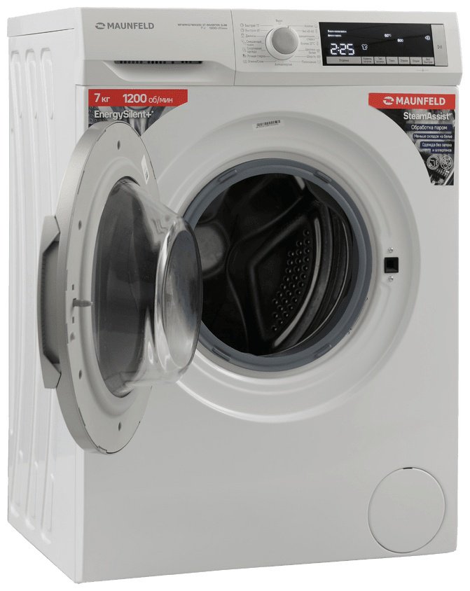 Стиральная машина MAUNFELD MFWM127WH200 ST INVERTER SLIM белый купить,NaN