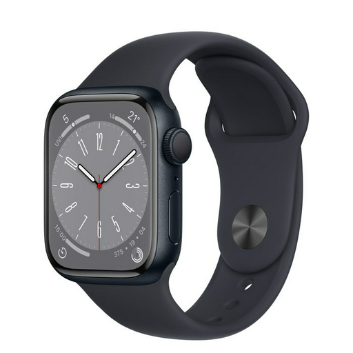 Смарт-часы Apple Watch Series 8 41mm MNP53GK/A Midnight Aluminium Case with Midnight Sport Band - Regular