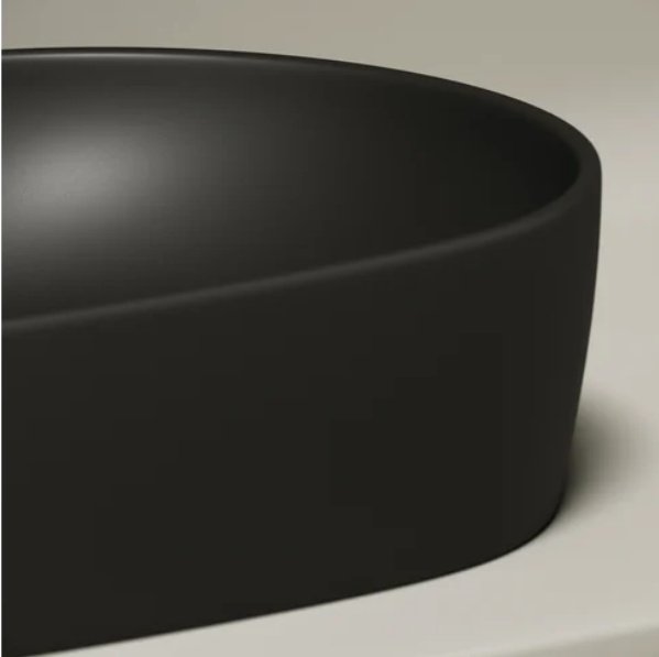 Раковина Ceramicanova CN6047MB накладная овальная 60х41.50 см, санфарфор