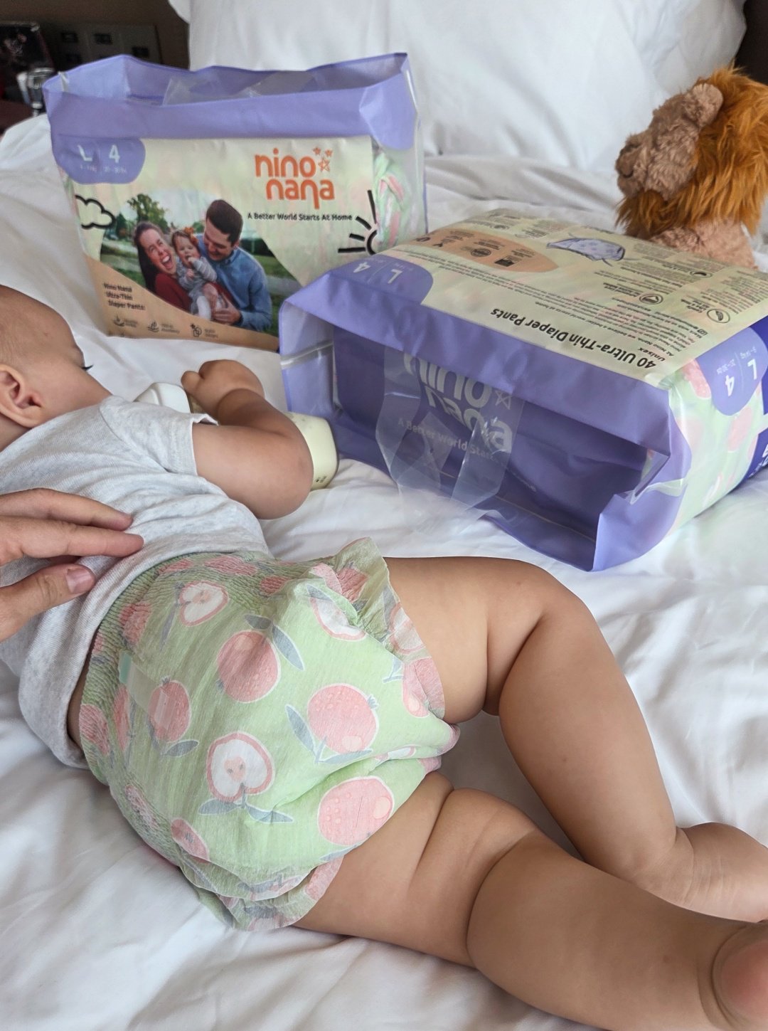 Подгузники-трусики Nino Nana Eco M, 44 шт купить,NaN