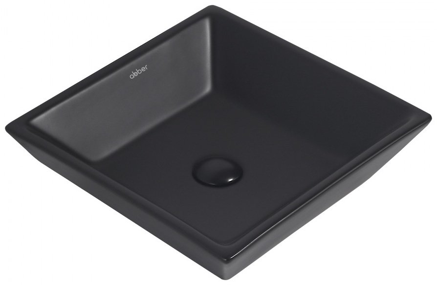 Раковина Abber Rechteck AC2214MB накладная квадратная 42х42 см, фаянс