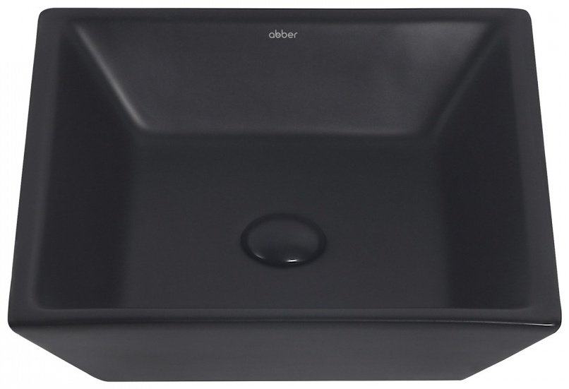 Раковина Abber Rechteck AC2214MB накладная квадратная 42х42 см, фаянс
