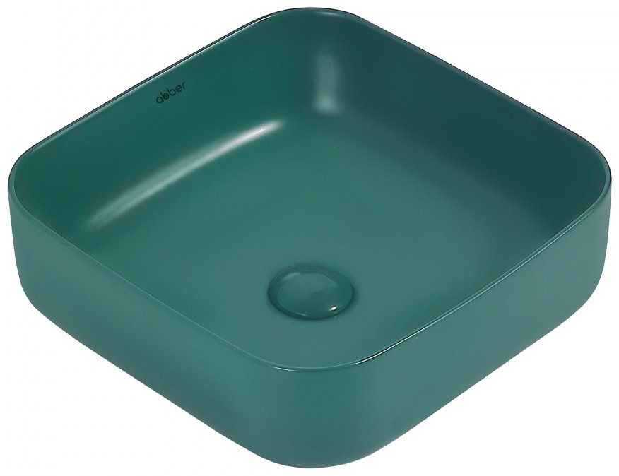 Раковина Abber Rechteck AC2211MBG накладная квадратная 38.50х38.50 см, фаянс купить,147300