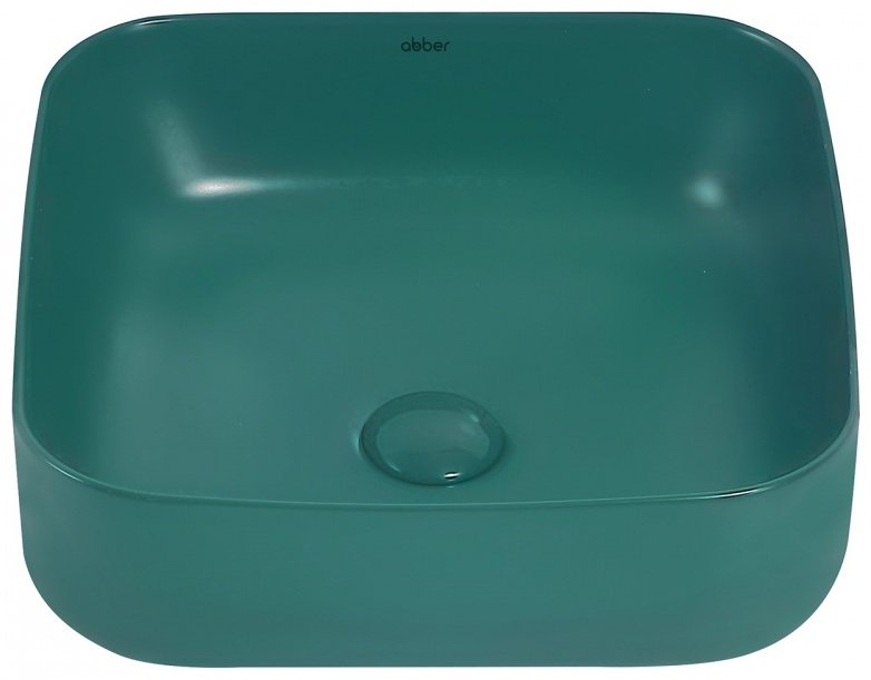 Раковина Abber Rechteck AC2211MBG накладная квадратная 38.50х38.50 см, фаянс купить,147300