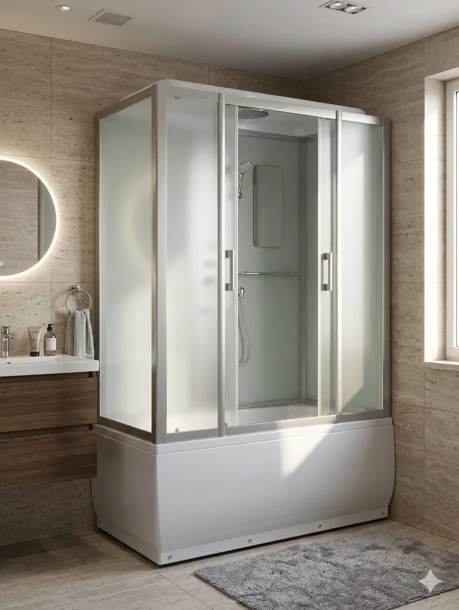 Душевая кабина Дана 8011 W 170х90х218см купить,NaN
