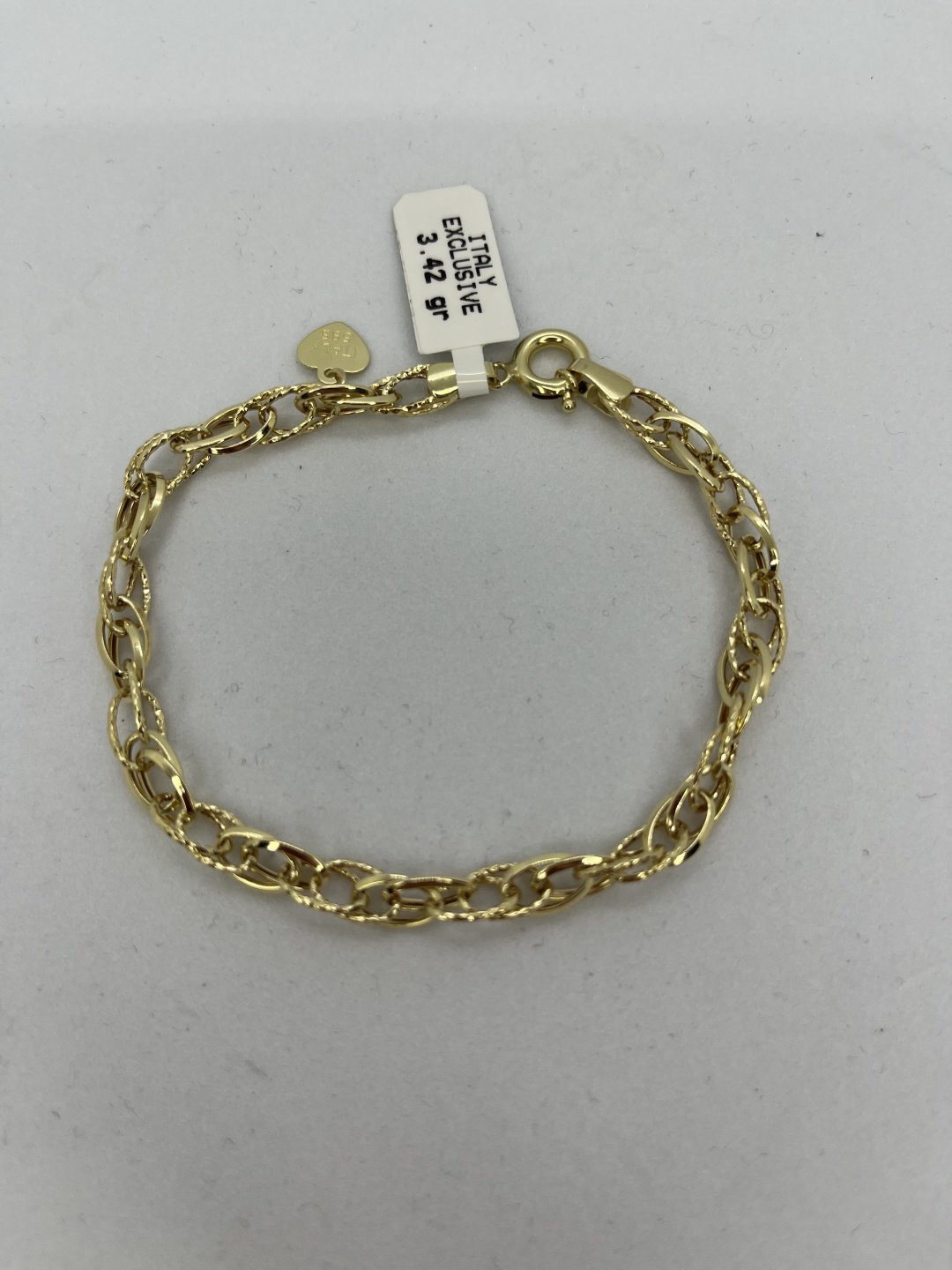 Браслет Timuchin Gold LA1986/450 длина 19 см, вес 3.42 г золото, плетение отсутствует купить,400000
