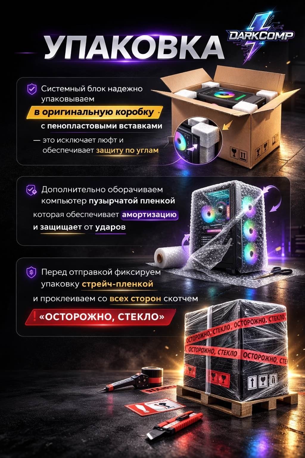 DARKCOMP i5-13400F / RTX 4070 Super 12 Гб / 32 Гб / SSD 1000 Гб / Win 11 Pro купить,NaN