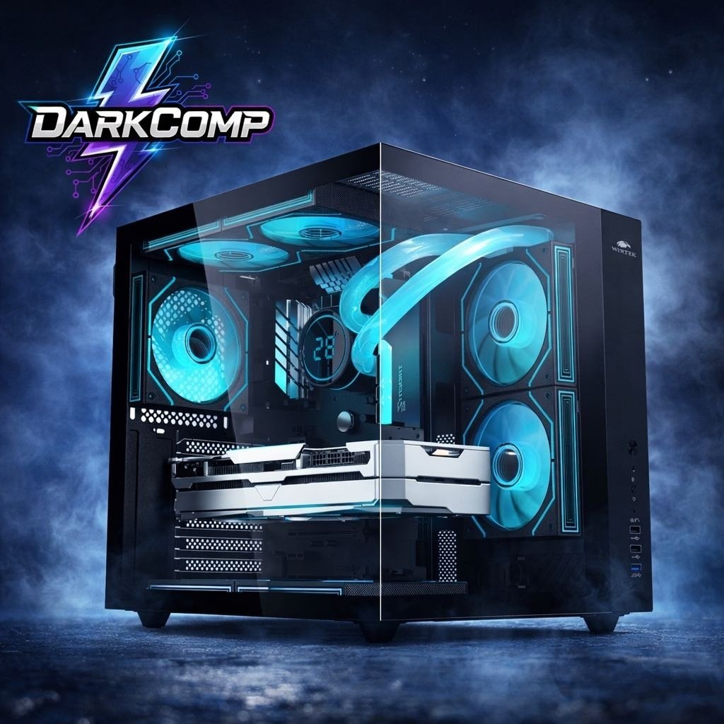 DARKCOMP R7 7700 / RTX 5070 12 Гб / 32 Гб / SSD 1000 Гб / Win 11 Pro