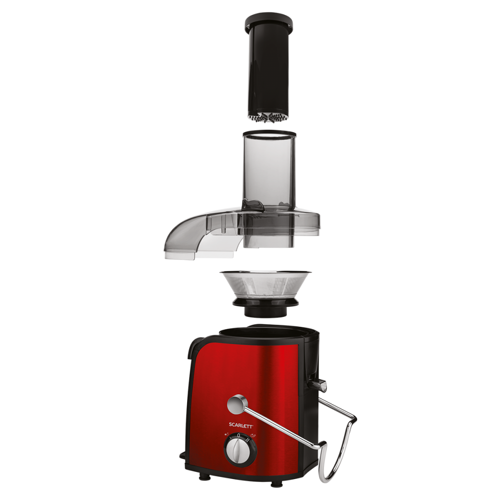 Соковыжималка Scarlett SC-JE50S20 красная купить,NaN