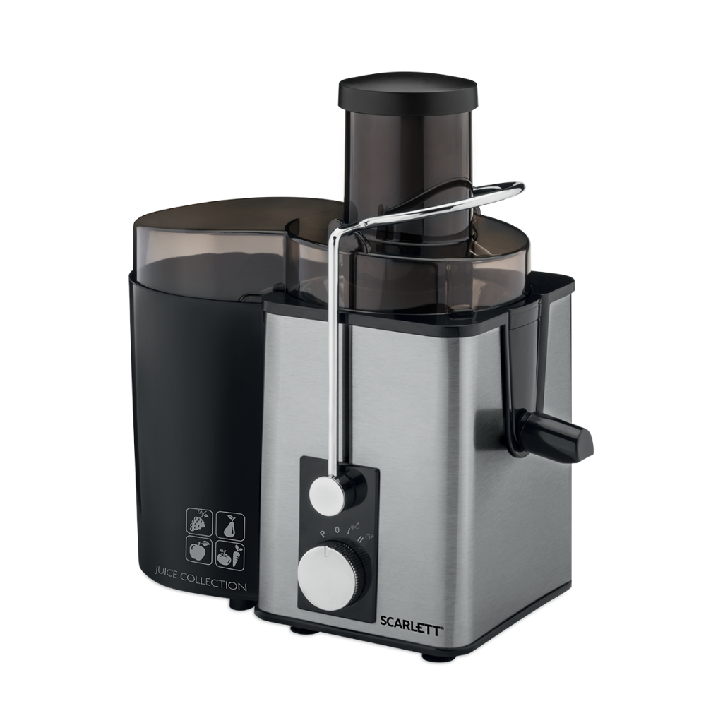 Соковыжималка Scarlett SC-JE50S53 черно-серебристая купить,NaN