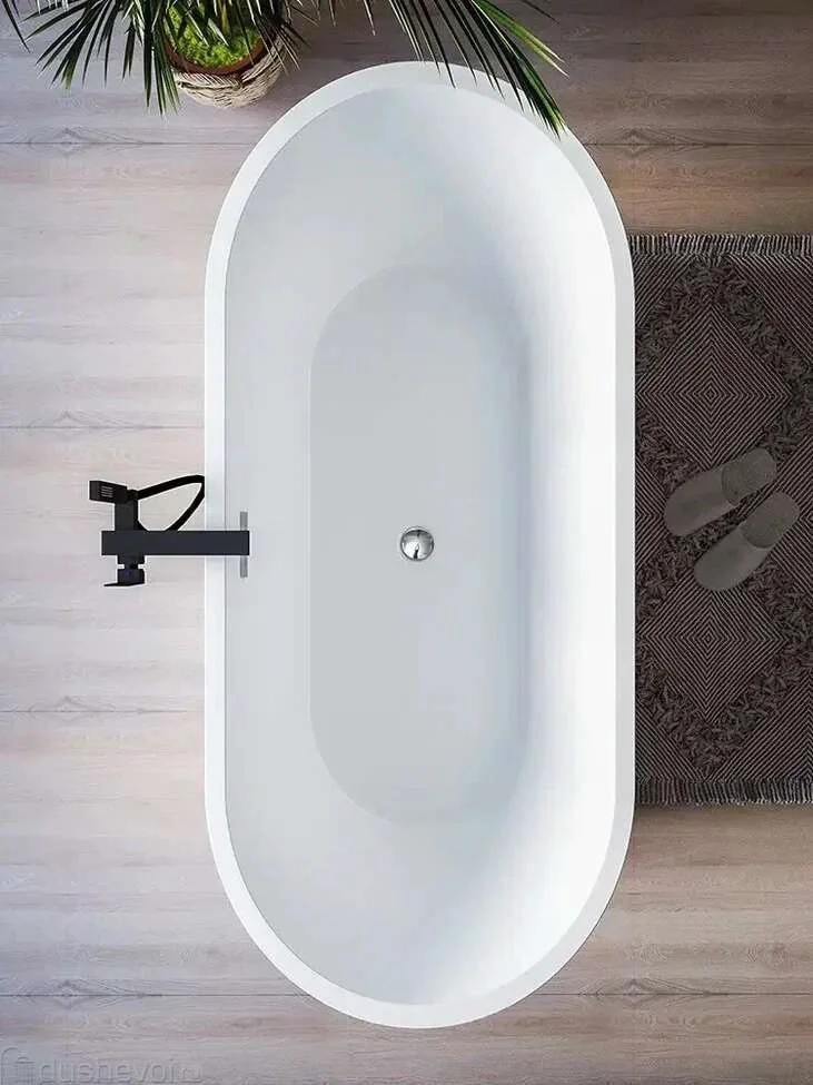 Ванна акриловая Ceruttispa Resia160 B-7109 160x75x56см белый
