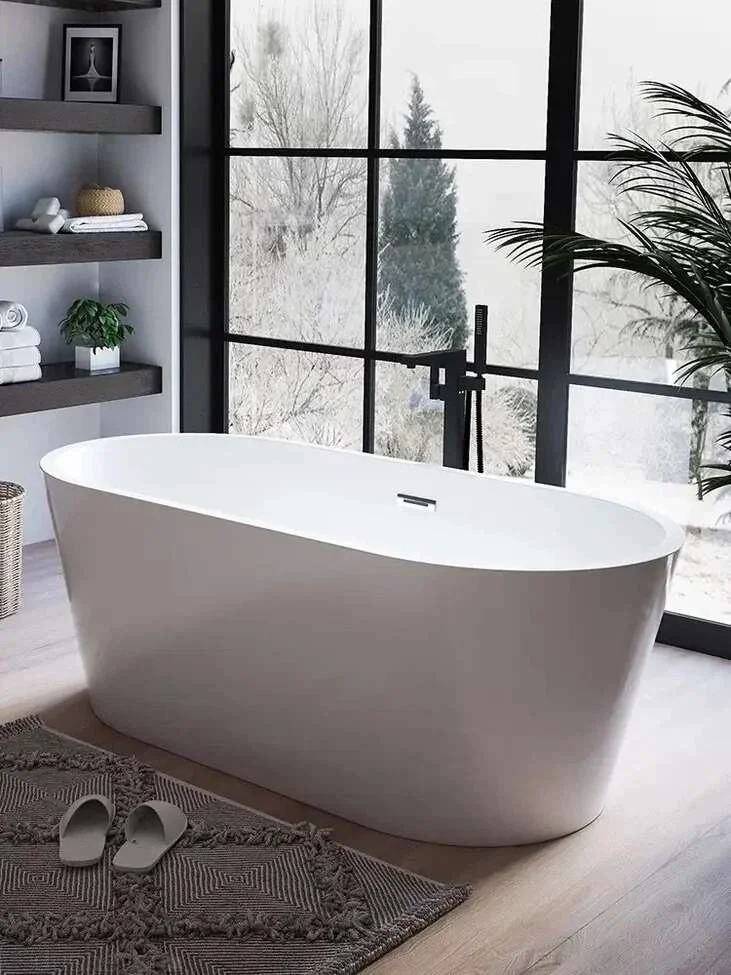 Ванна акриловая Ceruttispa Resia160 B-7109 160x75x56см белый
