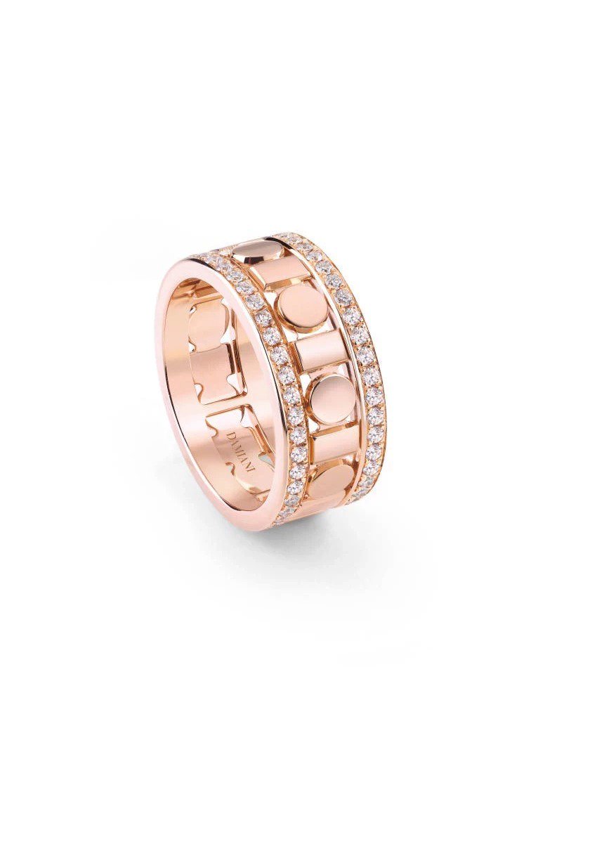 Кольцо Damiani 20093996 17,4р 8,6гр 0,768ct. купить,NaN