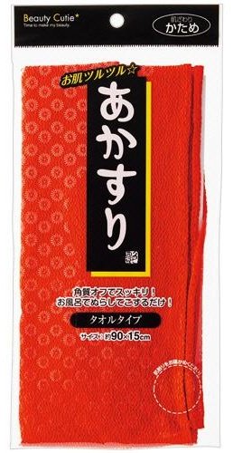 Akasuri мочалка для тела, универсальное красный 1 шт купить,NaN