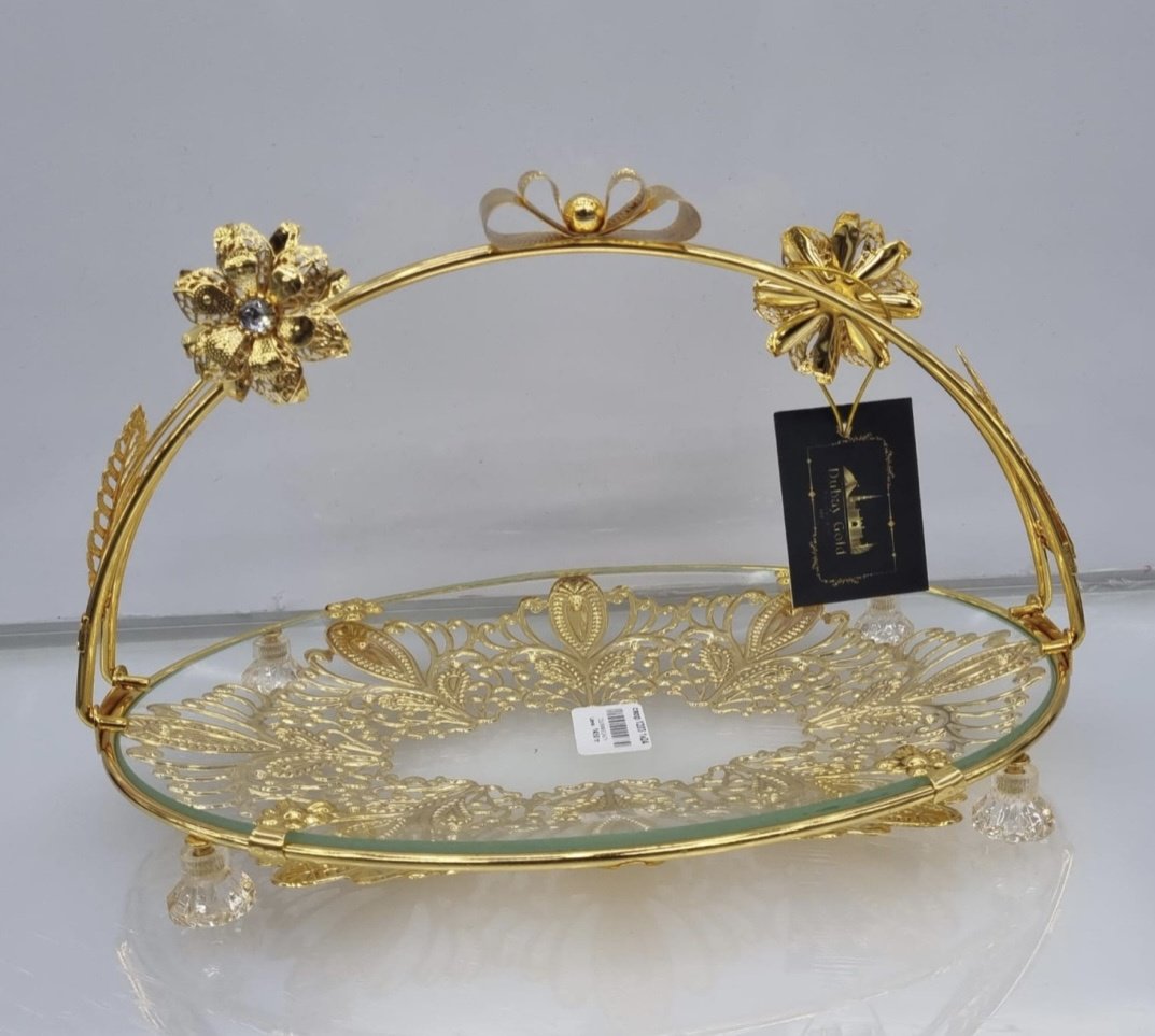 Dubay gold конфетница 1203 овальная 1 шт купить,3500