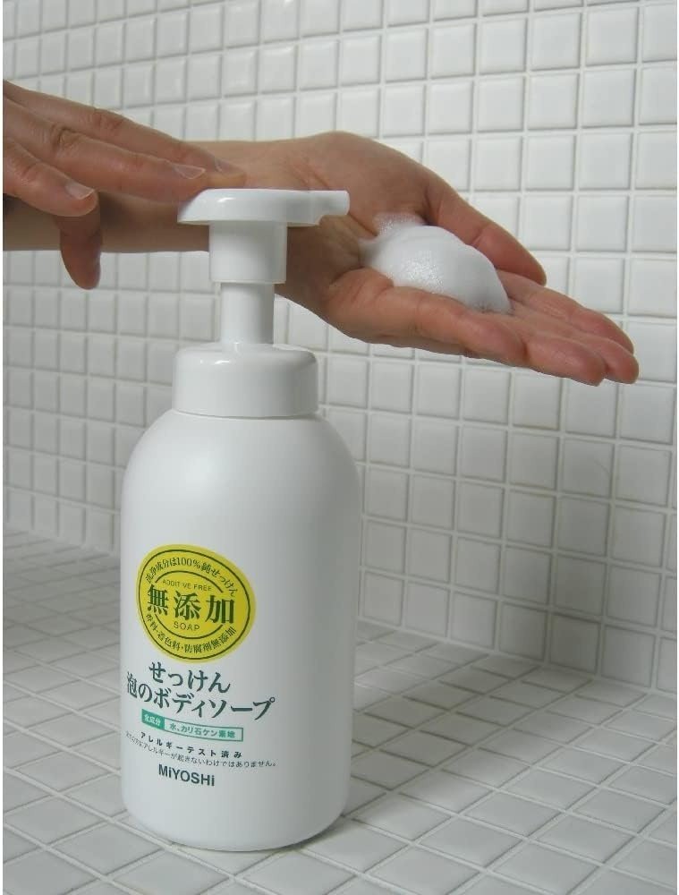 Жидкое мыло детское Miyoshi MIYOSHI Additive Free Bubble Body Soap 500 г купить,NaN